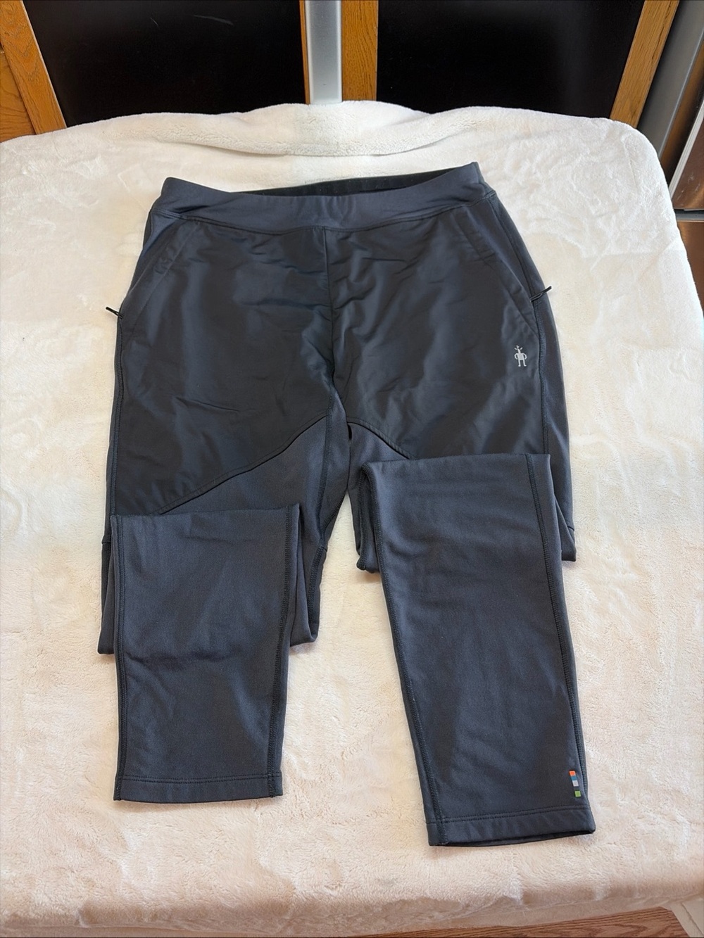 Smartwool Thermal Merino Sport Fleece Tights Men's size Medium, black